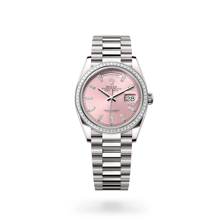 Rolex Day-Date 36, M128399TBR-0029, 36mm, 18 kt witgoud