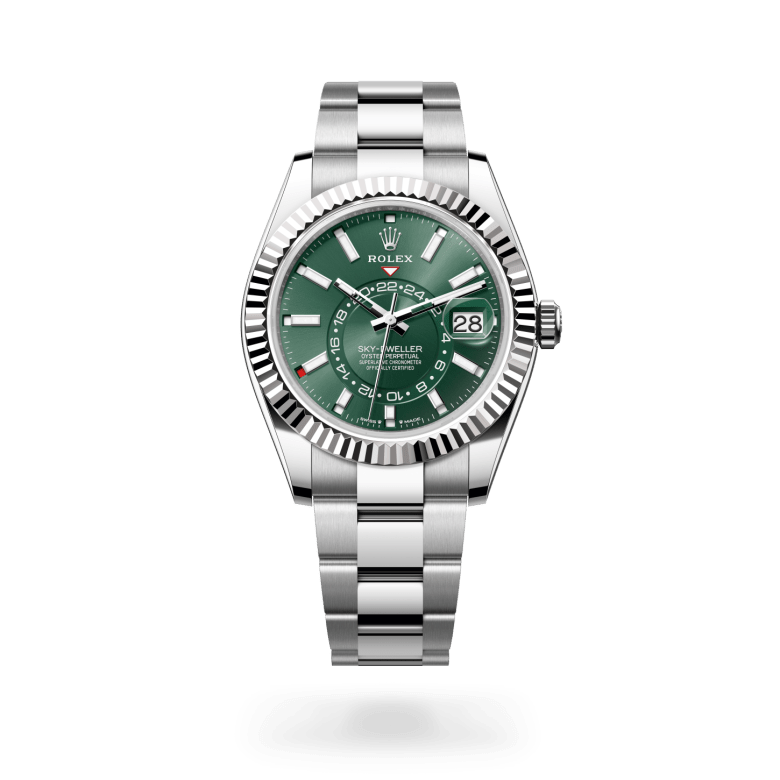 Rolex Sky-Dweller, M336934-0001, 42mm, Wit Rolesor - een combinatie van Oystersteel en witgoud