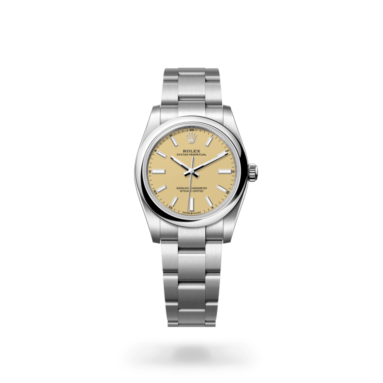 Rolex Oyster Perpetual 34, M124200-0007, 34mm, Oystersteel