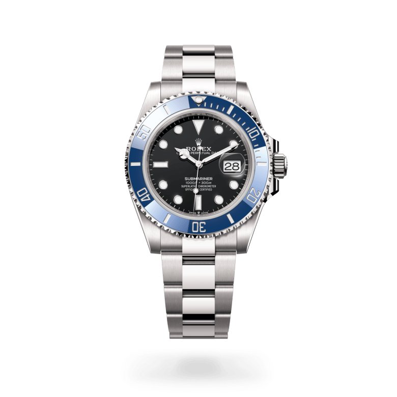 Rolex Submariner Date, M126619LB-0003, 41mm, 18 kt witgoud