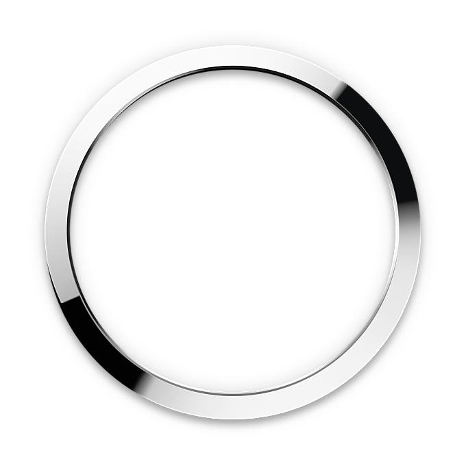 Gladde bezel