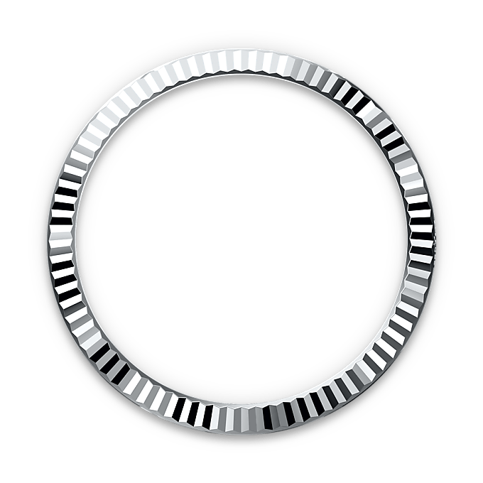 Gekartelde bezel