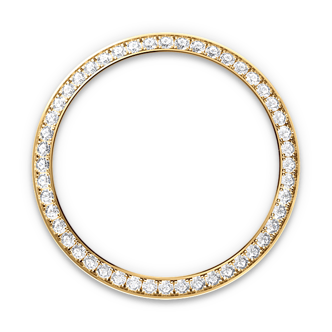 Bezel bezet met diamanten