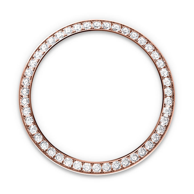 Bezel bezet met diamanten