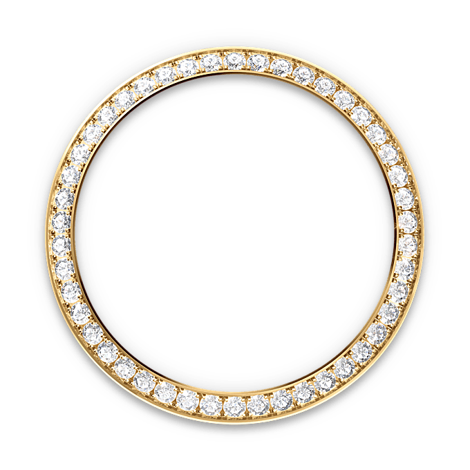 Bezel bezet met diamanten