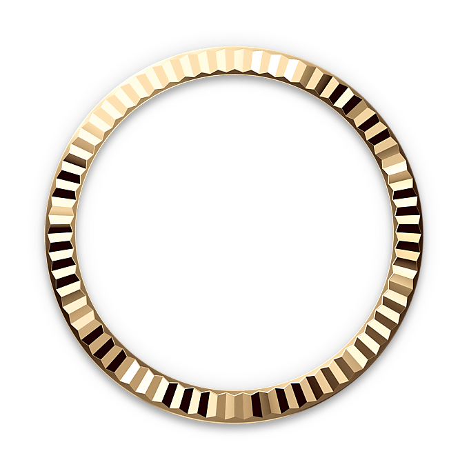 Gekartelde bezel