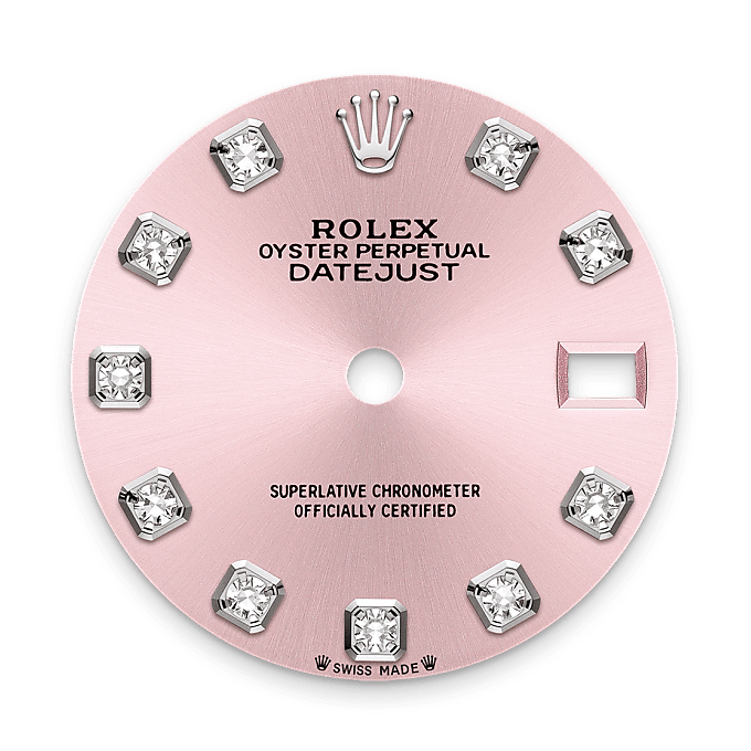 Roze wijzerplaat
