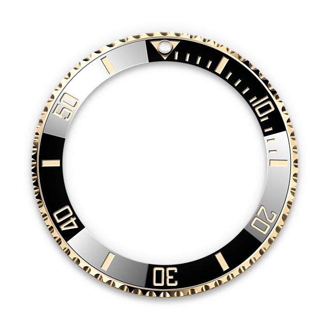 Unidirectioneel draaibare bezel