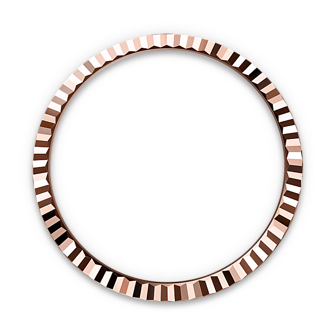 Gekartelde bezel
