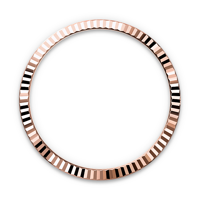 Gekartelde bezel