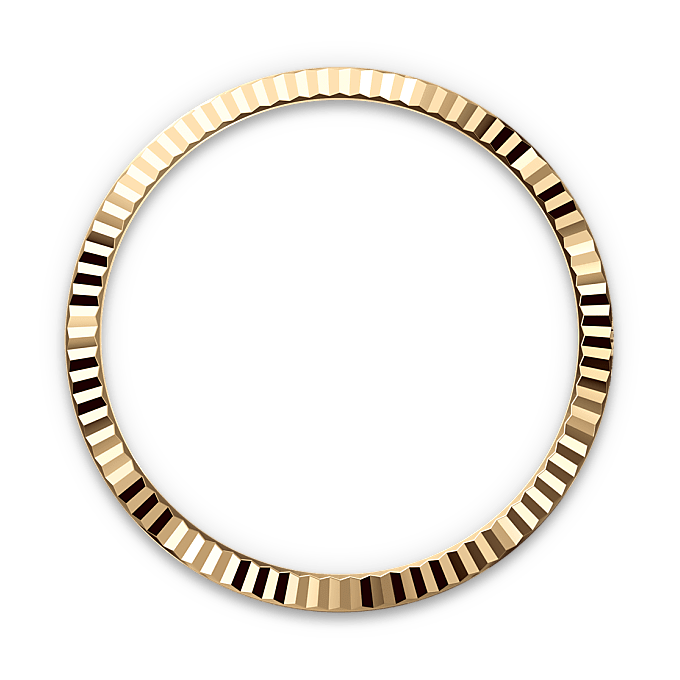 Gekartelde bezel