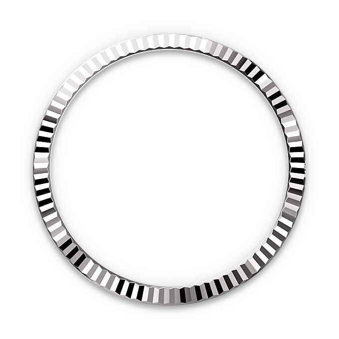 Gekartelde bezel