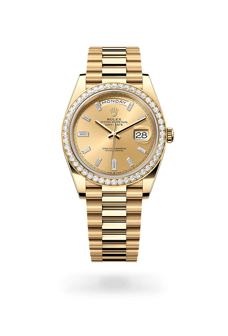 Rolex Day-Date 40, M228348RBR-0002, 40mm, 18 kt geelgoud