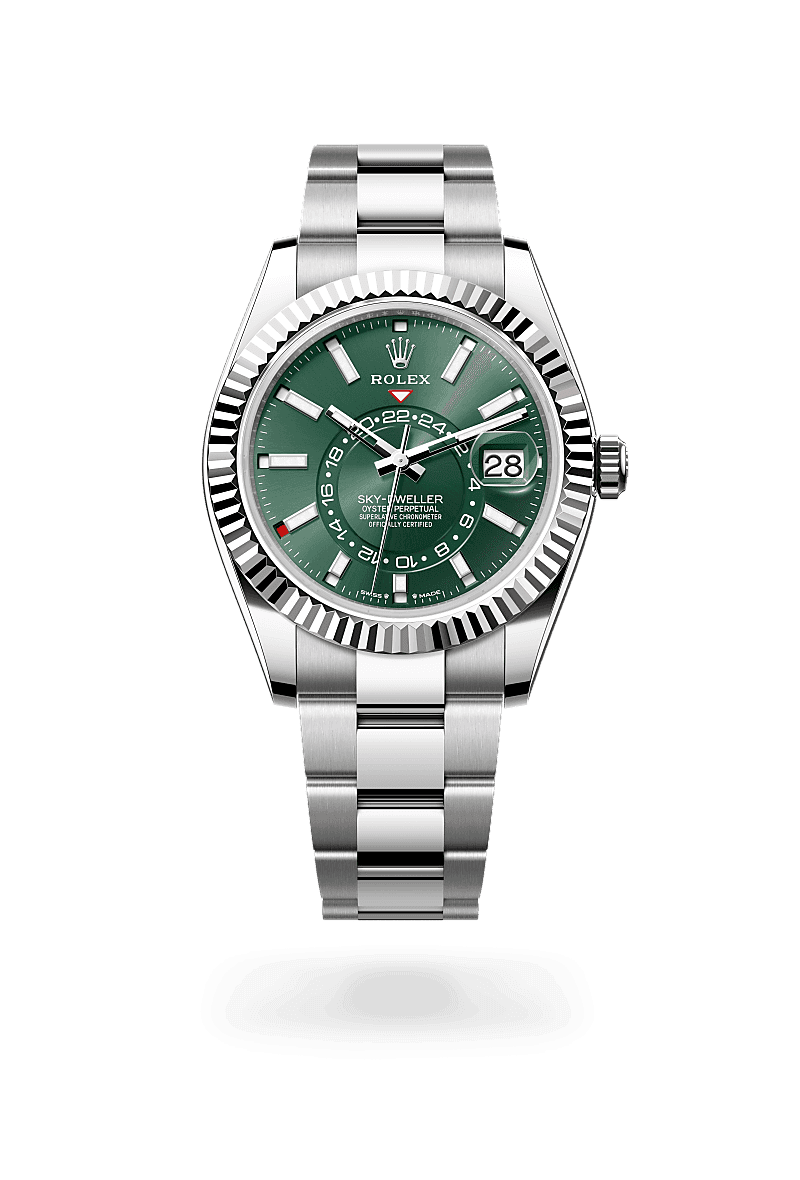 Rolex Sky-Dweller, M336934-0001, 42mm, Wit Rolesor - een combinatie van Oystersteel en witgoud