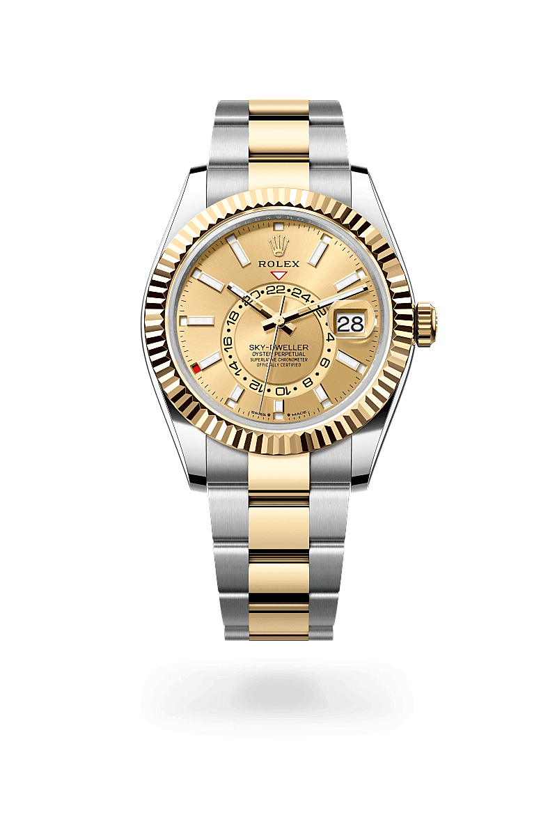 Rolex Sky-Dweller, M336933-0001, 42mm, Geel Rolesor - een combinatie van Oystersteel en geelgoud