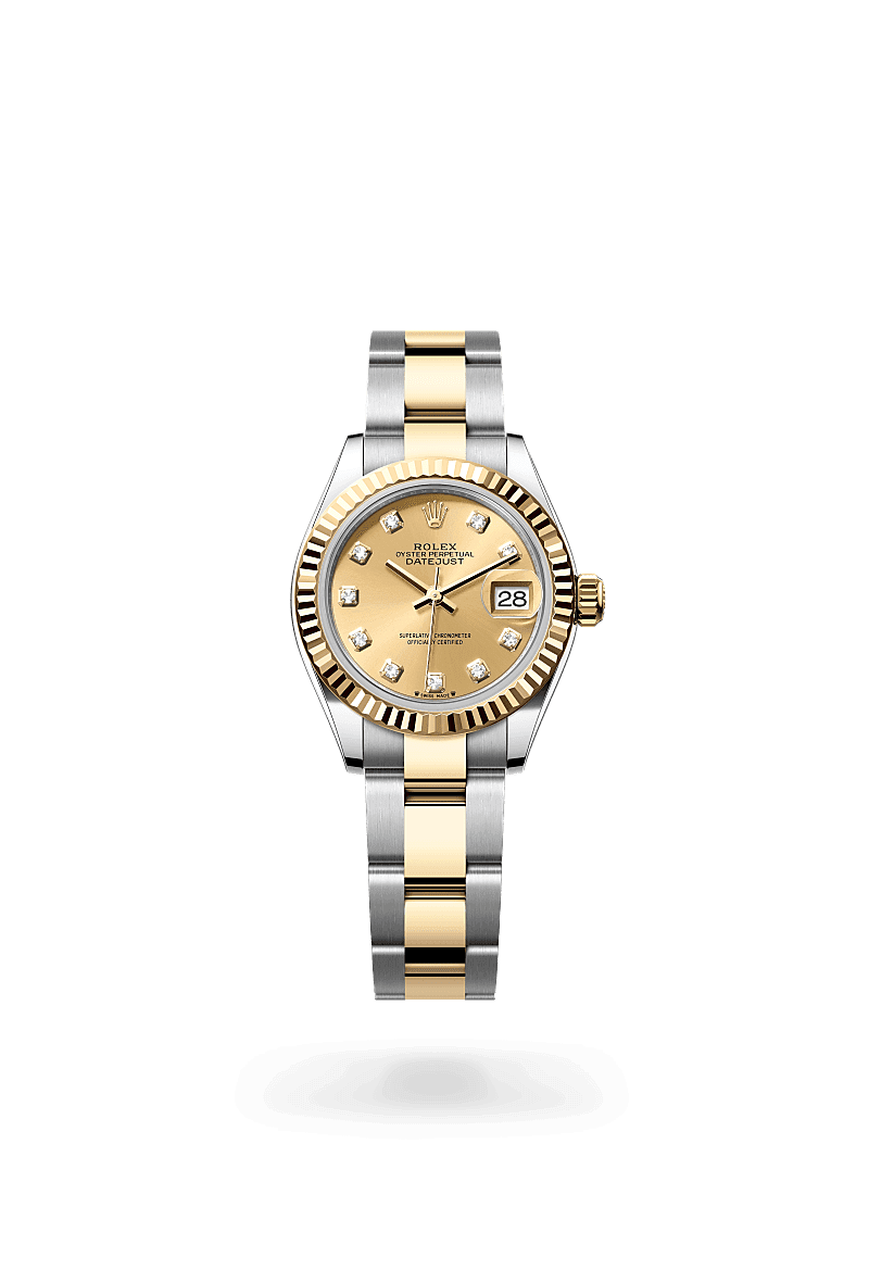 Rolex Lady-Datejust, M279173-0012, 28mm, Geel Rolesor - een combinatie van Oystersteel en geelgoud