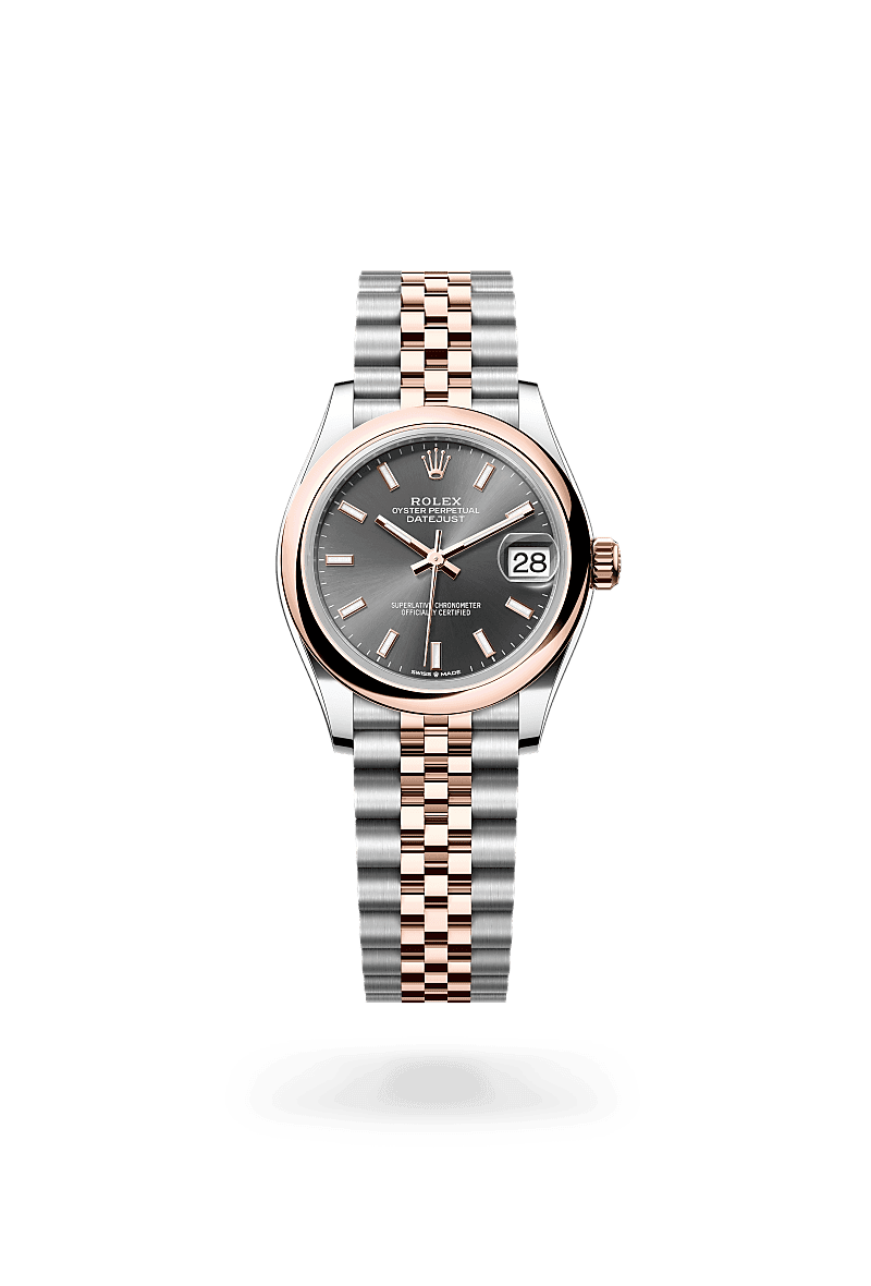 Rolex Datejust 31, M278241-0018, 31mm, Everose Rolesor - een combinatie van Oystersteel en Everose-goud