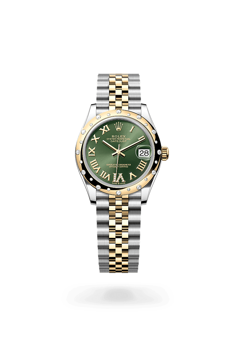 Rolex Datejust 31, M278343RBR-0016, 31mm, Geel Rolesor - een combinatie van Oystersteel en geelgoud