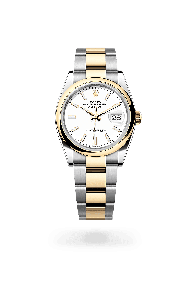 Rolex Datejust 36, M126203-0020, 36mm, Geel Rolesor - een combinatie van Oystersteel en geelgoud