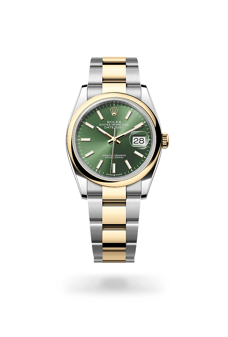 Rolex Datejust 36, M126203-0058, 36mm, Geel Rolesor - een combinatie van Oystersteel en geelgoud