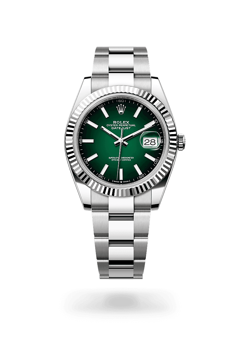 Rolex Datejust 41, M126334-0033, 41mm, Wit Rolesor - een combinatie van Oystersteel en witgoud