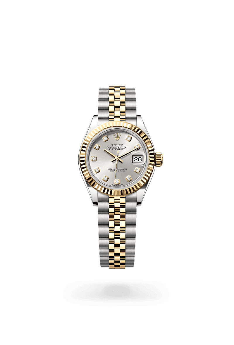Rolex Lady-Datejust, M279173-0007, 28mm, Geel Rolesor - een combinatie van Oystersteel en geelgoud