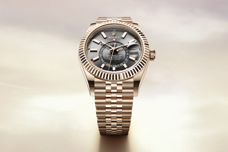 Rolex sky dweller oyster 42mm everose-goud m336935-0008