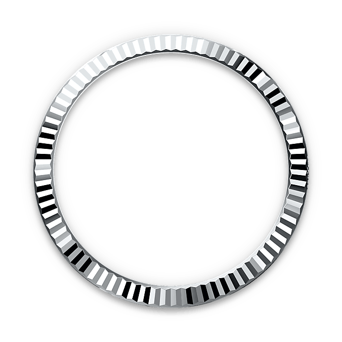 Gekartelde bezel