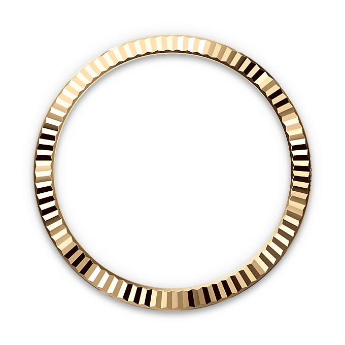 Gekartelde bezel