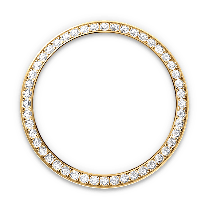 Bezel bezet met diamanten