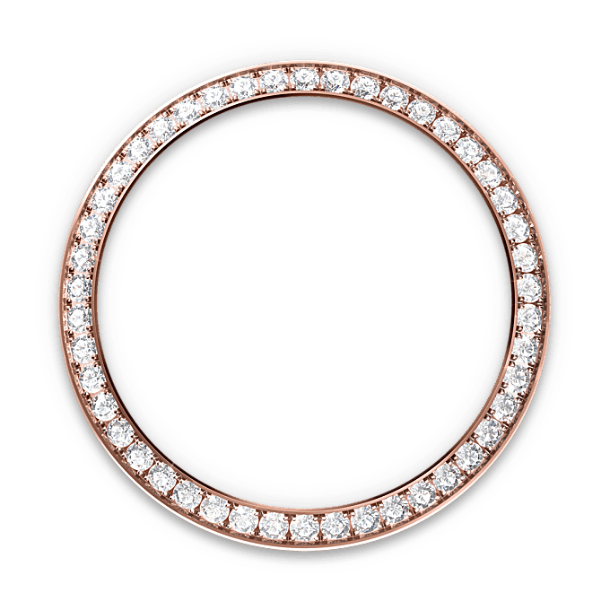 Bezel bezet met diamanten