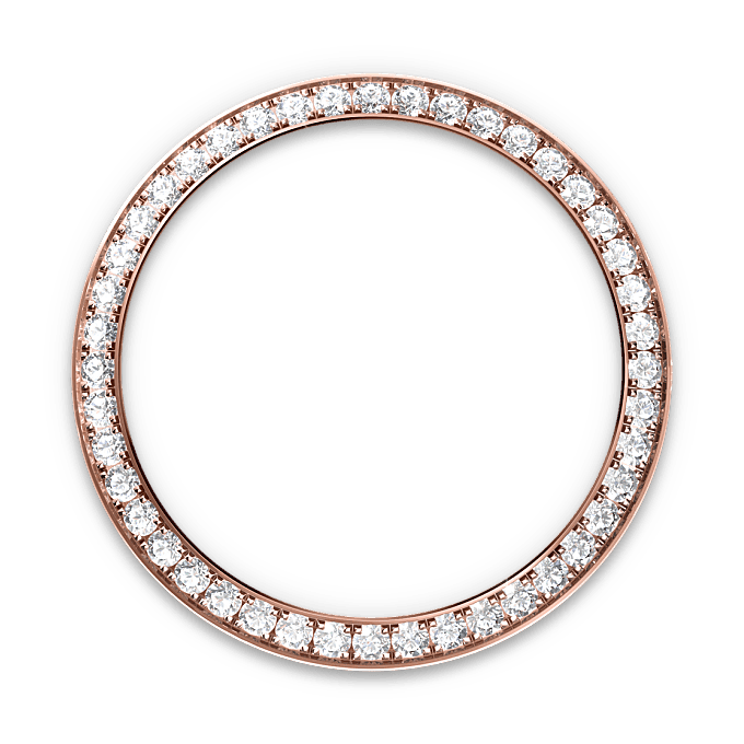 Bezel bezet met diamanten