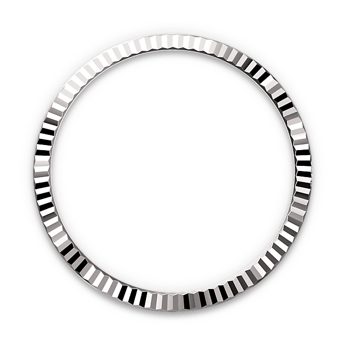 Gekartelde bezel