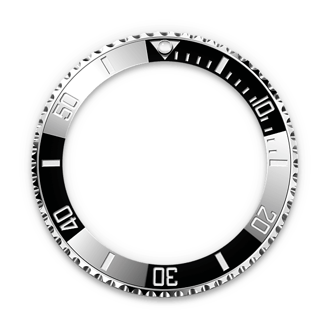 Unidirectioneel draaibare bezel