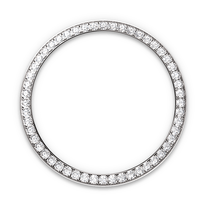 Bezel bezet met diamanten