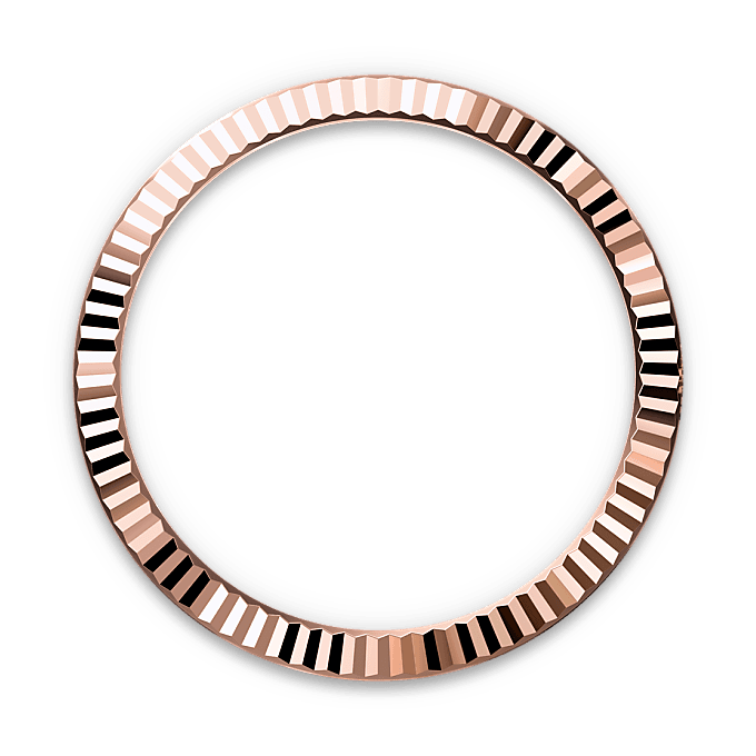 Gekartelde bezel