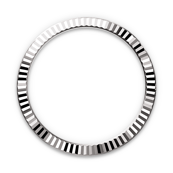 Gekartelde bezel