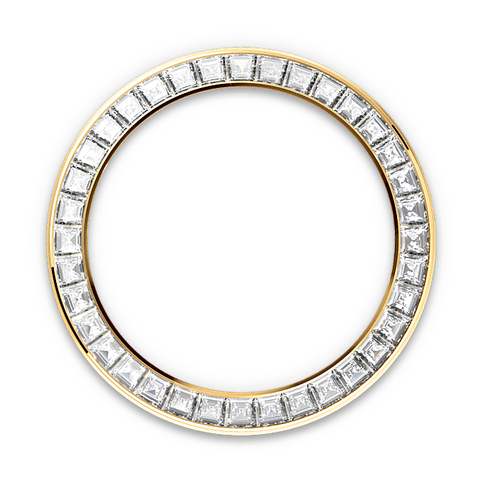 Bezel bezet met diamanten