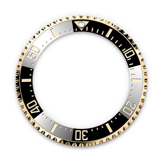 Keramische bezel en lichtgevend display