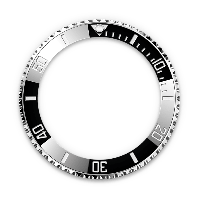 Unidirectioneel draaibare bezel