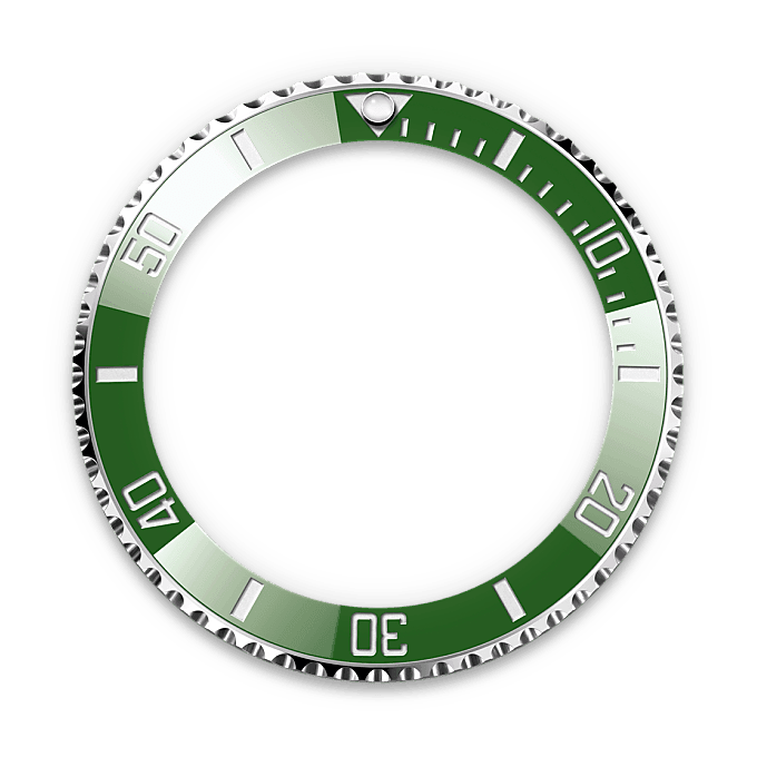 Unidirectioneel draaibare bezel