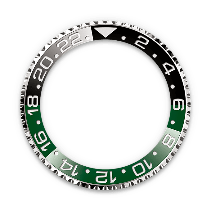 Draaibare bezel met 24-uursaanduiding