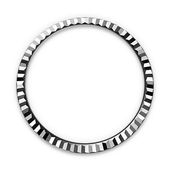 Gekartelde bezel