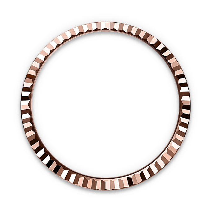 Gekartelde bezel