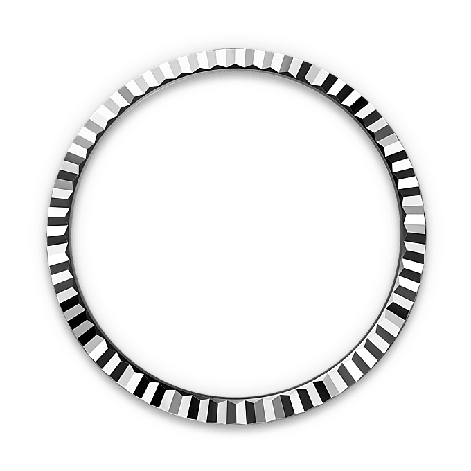 Gekartelde bezel