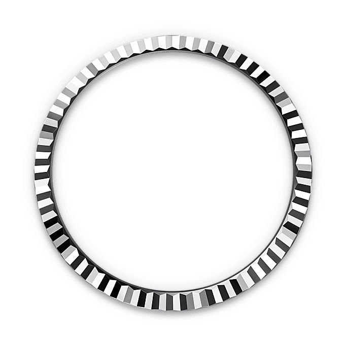 Gekartelde bezel
