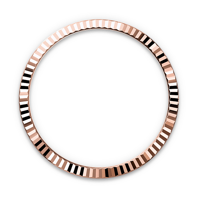 Gekartelde bezel