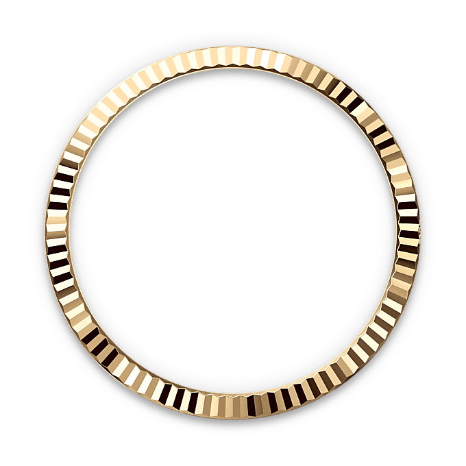 Gekartelde bezel