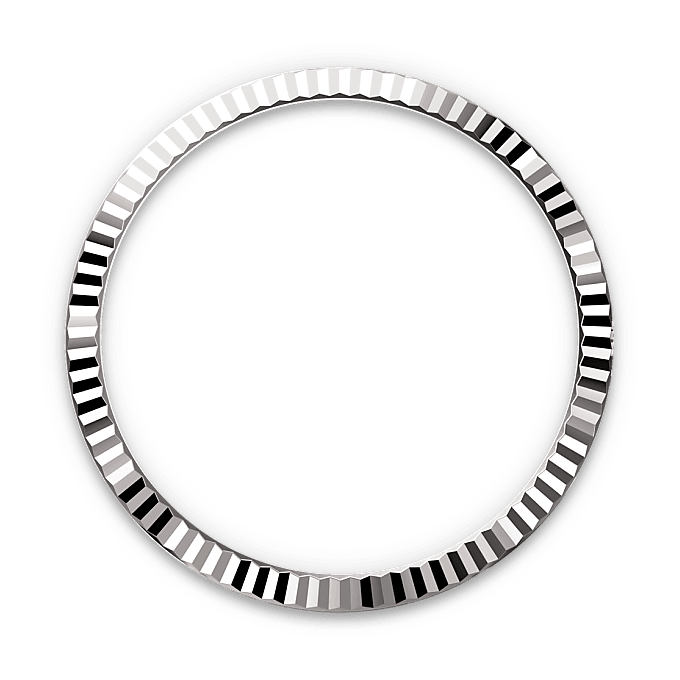 Gekartelde bezel
