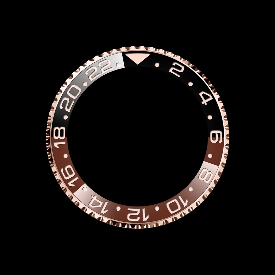 Draaibare bezel met 24-uursaanduiding